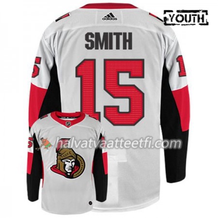 Lasten NHL Ottawa Senators Pelipaita ZACK SMITH 15 Adidas Valkoinen Authentic